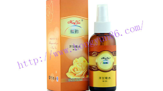 虹韻品牌美容院產品洋甘菊水，補充皮膚水分提高抵御外部環境侵害能力的美容院加盟爽膚花卉水